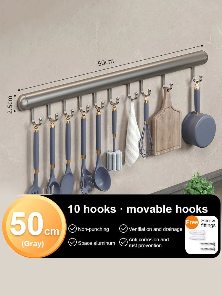 WALL MOUNTED KITCHEN HOOK RACK - Comet Kitchen