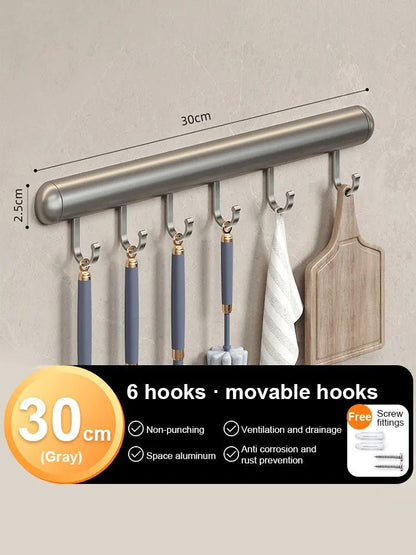 WALL MOUNTED KITCHEN HOOK RACK - Comet Kitchen